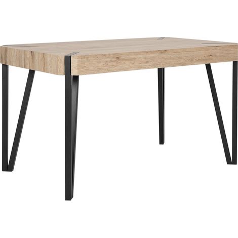Dining Table CAMBELL Light Brown 130 cm 80 cm (1/5)