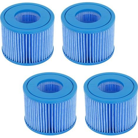 Lot de 2 filtres de Type VI pour Best-way Filtre Piscine Cartus Taille 6 Piscine Filtre Cartouche -58323, Cartouches de Filtre Spa Filtre de Nettoyage de Piscine(Édition améliorée 4 pièces) (1/5)