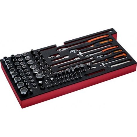 BAHCO - Jeu d'outils métrique, module pr caisses à outils métalliques 1483K/1483KHD-95pc