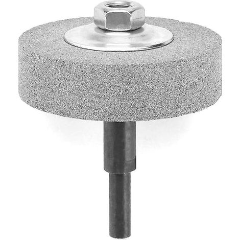 Adaptateur et meule pour perceuse, transforme une perceuse électrique en meuleuse, diamètre extérieur 75 mm, diamètre intérieur 10 mm, vert. Convient pour les surfaces métalliques mates.