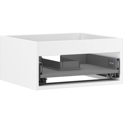 Corps de meuble sous-vasque Mexen Box-A 50 cm, 1 tiroir, blanc mat - 91AX0-0500-235-1-01 (1/4)
