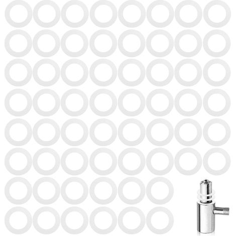 Rondelles Pour Gonds de Porte Cache Paumelles Entretoise Plastique (1mm 60 Pcs) (1/5)