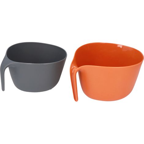 Colander Bowl 2 en 1 Détachable Grand Récipient Lavage Légumes avec Passoire Rangement Cuisine (1/5)