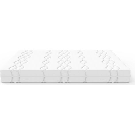 Matelas à ressorts ensachés 160x200 cm – Fermeté H3, 7 zones ergonomiques, housse amovible lavable, 20 cm d'épaisseur sans matelas (1/5)