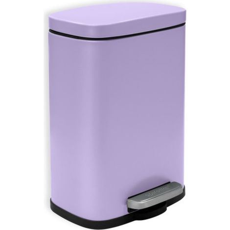 Papelera con pedal Acero AKIRA 5L Lavanda Spirella (1/5)