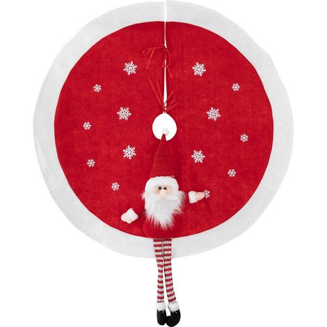 Weihnachtsbaumrock mit Weihnachtsmann, Ø 90 cm (1/3)