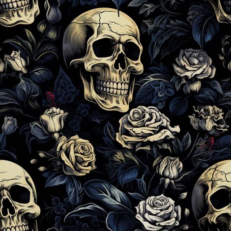 Tela Oxford decorativa para exteriores - Motivo de calavera I DX4215 (1/5)