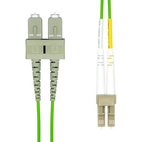 Câble à fibre optique ProXtend LC-SC UPC OM5 Duplex MM 10M, FO-LCSCOM5D-010