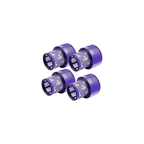 Lot de 4 filtres V10 pour aspirateur Dyson, lot de 4 filtres de rechange pour aspirateur Dyson V10, V10 Absolute, V10 Animal, V10 Motorhead, SV12 pièce de rechange P/N 969082-01.. (1/5)