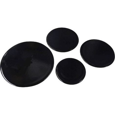 JEU DE 4 CHAPEAUX DE BRULEUR POUR CUISINIERE ZANUSSI - 5024738000 (1/3)