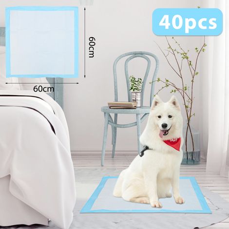Wolketon 40 traversine per cani 60x60 cm, tappetini assorbenti monouso per cuccioli