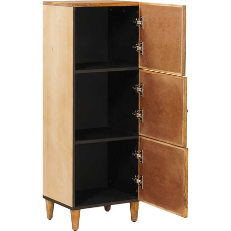 vidaXL  Storage Cabinets  Brown 40 x 33.5 x 110 cm Solid Mango Wood (1/4)