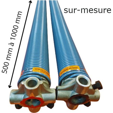 Ressort de torsion sur-mesure pour porte de garage, diamètre intérieur 51mm, la paire (1/4)