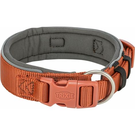 Collare per Cani Trixie Premium Arancio Grafite L/XL 53-62 cm