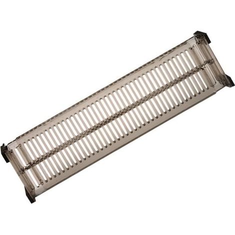 Séparateur de tiroir - SALUTUYA - Extensible - Transparent - Organisation efficace - Design contemporain (1/4)