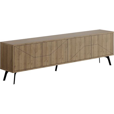 TV-Möbel aus Holz "Dune" - 180 x 29 x 50 cm - Braun