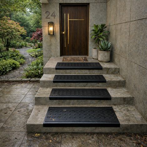 Stair master in gomma - chiodi - 25 x 65 cm (1/5)