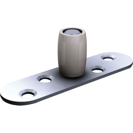Ferrure de porte à déplacement droit pour porte de 80 kg guidage guide platine profilé en u 1