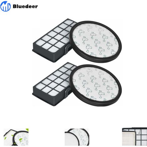 2pcs Kit filtres X-TREM POWER CYCLONIC compatible (280327-51687) (ZR006001) Aspirateur (1/5)