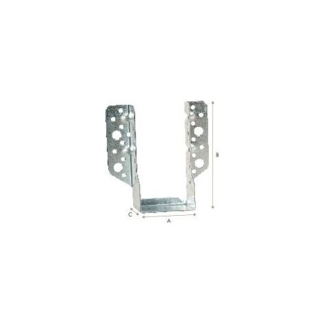 Zapato con alas exteriores SBE 51x134.5mm - espesor 1.5mm