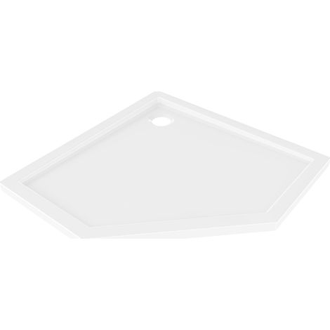 Mexen Flow piatto doccia pentagonale slim 90 x 90 cm, bianco lucido - 46P109090 (1/5)