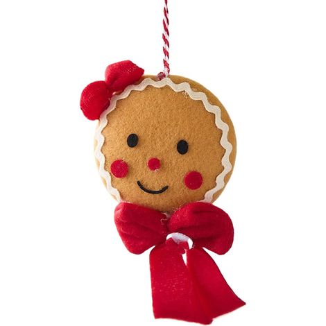 Bonhomme en pain d'épice pour sapin de Noël, cordon décoratif pour les fêtes d'hiver (1/5)