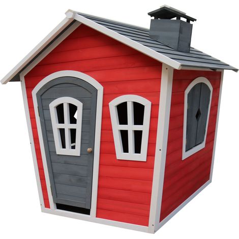 Axi Olaf Maison Enfant En Bois Fsc Maison De Jeux Pour L'Extérieur / Jardin Maisonnette / Cabane De Jeu Avec Des Fenêtres (1/4)