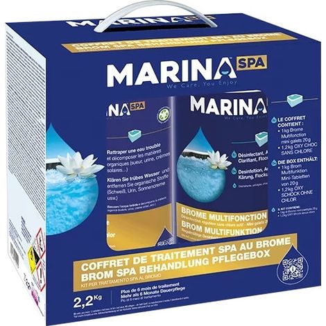 Marina Spa - Coffret traitement au Brome multifonction 2,2 kg