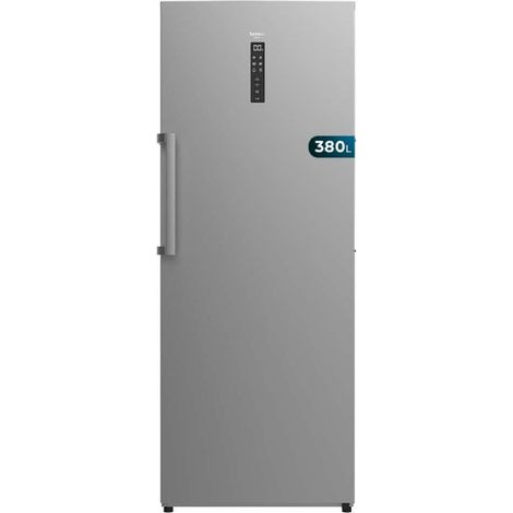Congelatore verticale in acciaio inox concon xl capacità 380 litri, classe d, motore inverter plus, total no frost con display door, convertibile a frigo. (1/5)