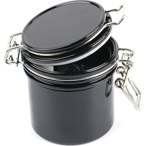 1 PC Colle Conteneur De Stockage Extensions De Cils Adhésif Bocal Réservoir De Stockage De Colle Scellé Boîtes Extension De Cils Fournitures (Noir)-Ensoleillé (1/5)