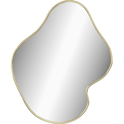 Miroir mural Doré 60x50 cm