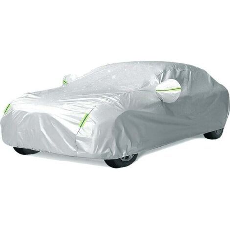 Bâche pour Voiture 490x180x150cm Argent housse de voiture exterieur Housse de Protection Voiture Bâche Protection contre la poussière la neige le soleil et le froid bache voiture XL (1/5)