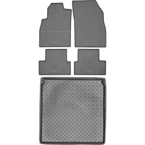 Juego de alfombrillas de goma para coche y maletero para Opel Astra IV J Kombi (2010-2015).