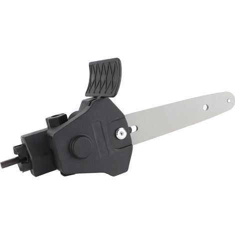 Adaptateur de perceuse électrique vers tronçonneuse, outil de modification avec clé et chaîne, coupe du bois, 6 pouces (1/5)