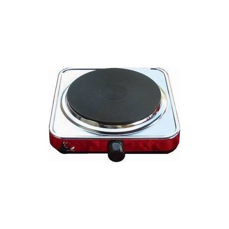 Fornello elettrico grande 1 piastra 1000W cromato