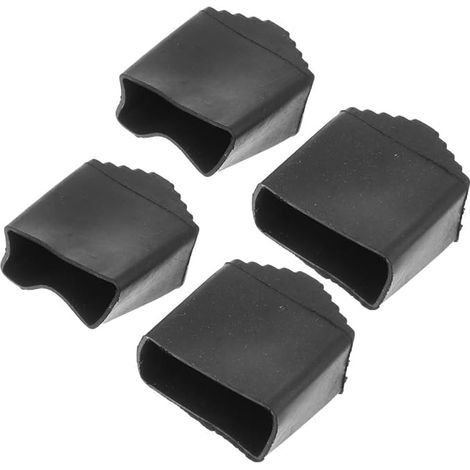 Set of Rubber Foot Covers for Ladder Floor Protection and Stability Accessories Safety for Ladder and Sliding Ladders 1.69 x 1.65 x 0.91 Inches