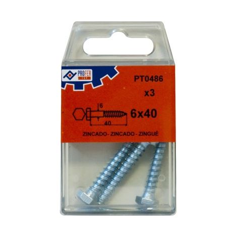 VITE AUTOFORANTE BARRAQUERO ZN C/3 PZ
