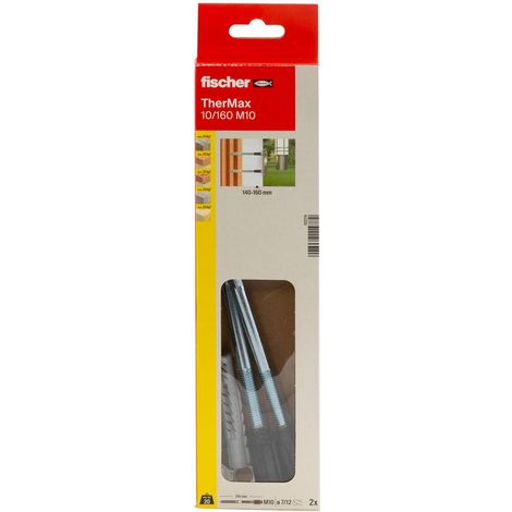 Fischer 2x sistema di montaggio Thermax 10/160 M10 B - 512174 (1/5)