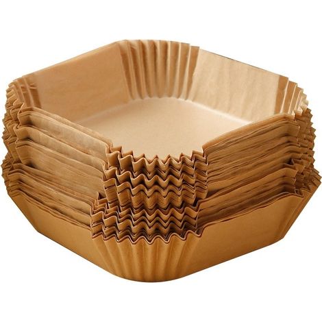 Papier jetable pour friteuse à air 16 cm, 50 pièces