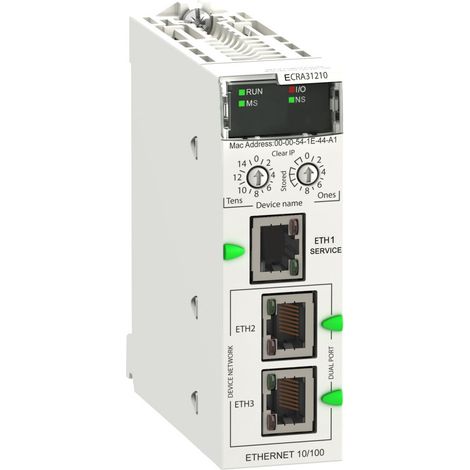 Modicon X80 module de comm. pour rack déporté Ethernet RIO M580 durci SCHNEIDER BMECRA31210C