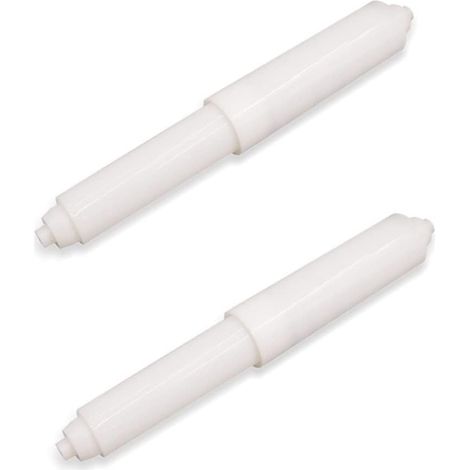 Lntyq Porte-Papier de Toilette, 2 Pièces Porte Papier Hygiénique en Plastique, Supports de Papier Toilette, Porte-Papier Hygiénique, Chargé par Ressort (1/5)
