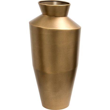 Jarrón metálico «Barrel», 40 cm de altura, dorado - Atmosphera créateur d'intérieur (1/2)