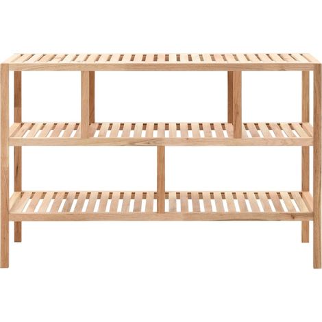 Maison Exclusive - Badregal Massivholz Walnuss 100x40x65 cm