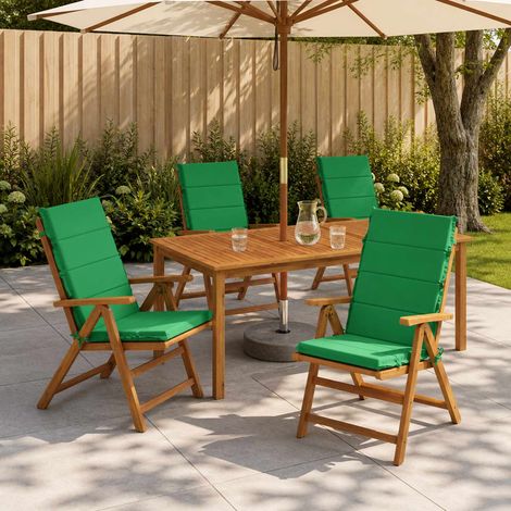 vidaXL Cojín para silla de respaldo alto GEMERT 6 uds. 100% Poliéster (1/5)