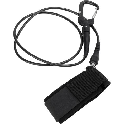 Brassard de sécurité pour apnée avec mousqueton - câble de plongée pour snorkeling et sports nautiques (1/5)