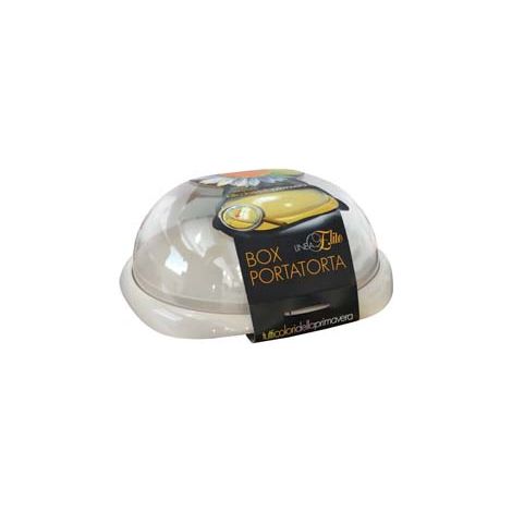 COPRITORTA TONDA CON COPERCHIO E VASSOIO- - ø cm.37x16h. - 1 pezzi