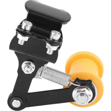 Galet tendeur de chaîne, accessoire moto, outil universel, noir