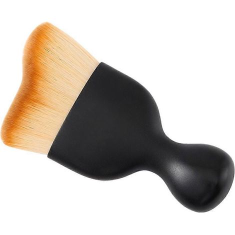 Brosse de nettoyage intérieur de voiture Design incurvé Ultra douce pour dépoussiérage, brosse douce pour sorties d'air conditionné, outils de nettoyage beauté automobile, sans boîte (1/5)