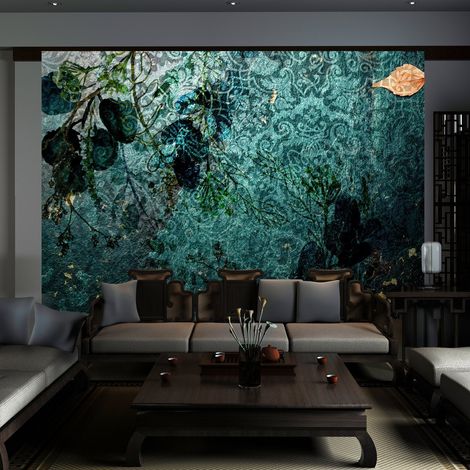 Papier peint Emerald Garden - 200 x 140 cm (1/4)