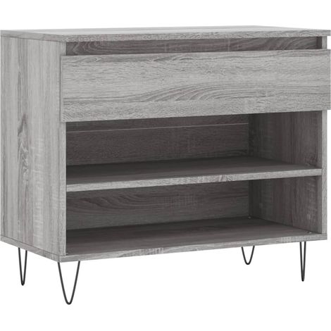 Maison Exclusive - Scarpiera Grigio Sonoma 70x36x60 cm in Legno Multistrato